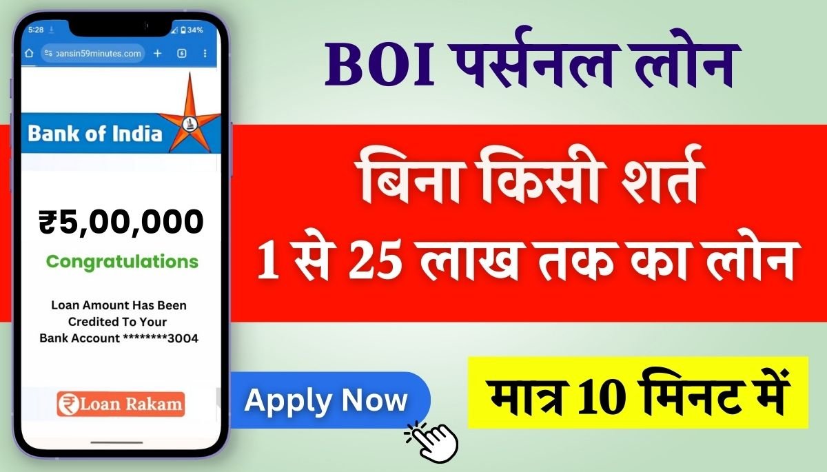 Bank Of India Personal Loan